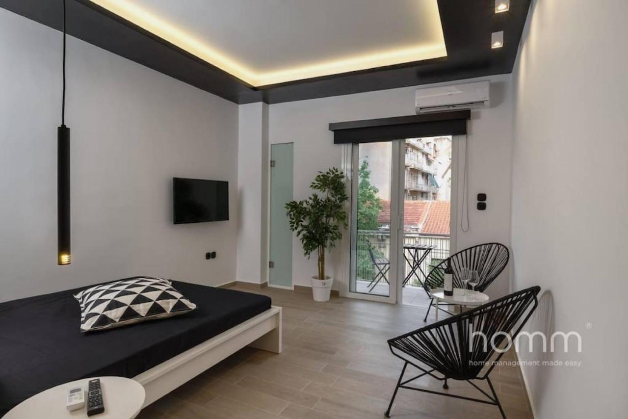 34Sqm Minimal Homm Apartment With Acropolis View เอเธนส์ ภายนอก รูปภาพ