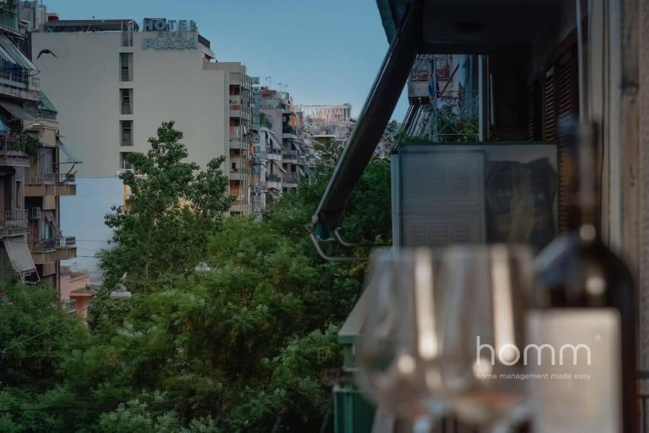 34Sqm Minimal Homm Apartment With Acropolis View เอเธนส์ ภายนอก รูปภาพ
