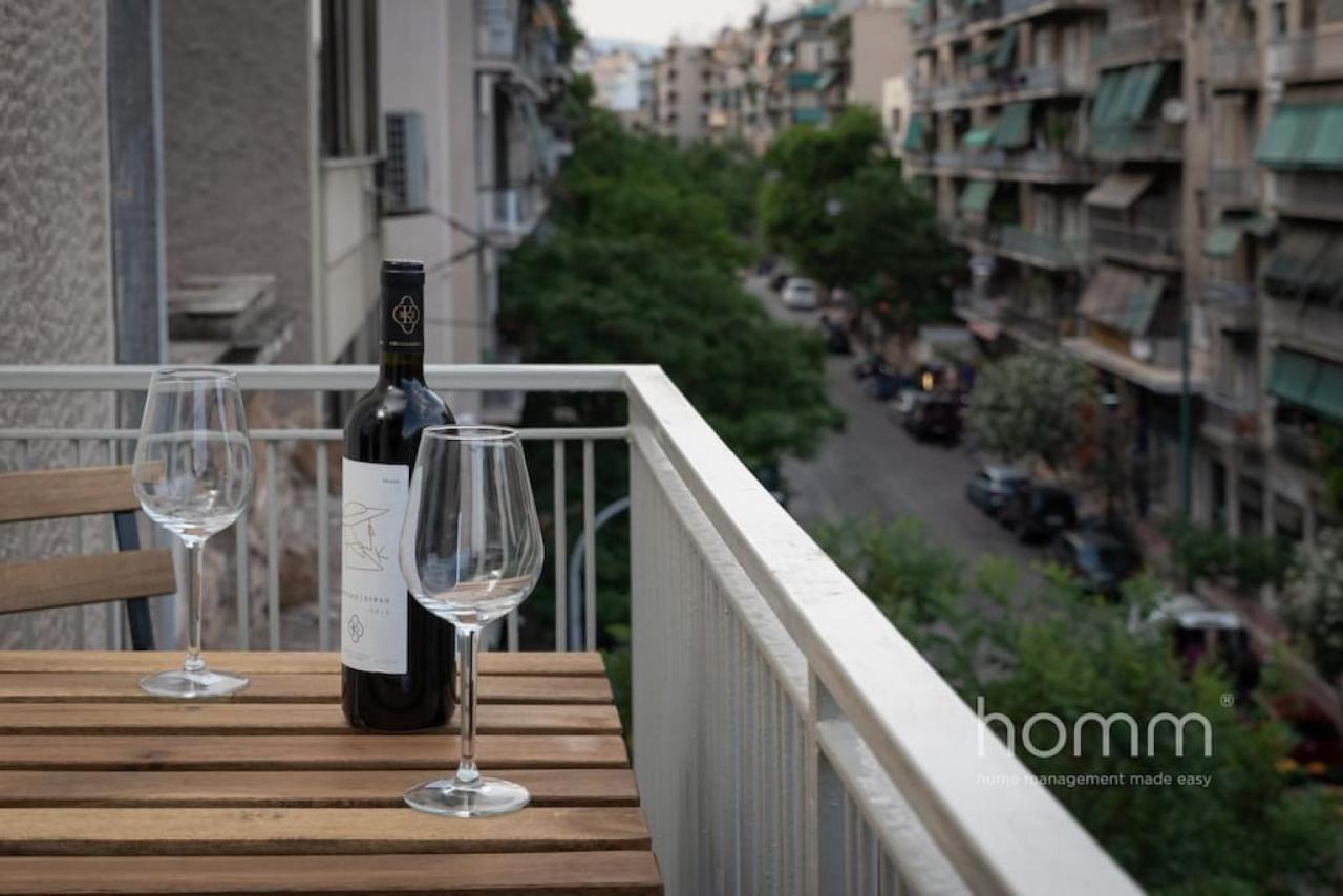 34Sqm Minimal Homm Apartment With Acropolis View เอเธนส์ ภายนอก รูปภาพ